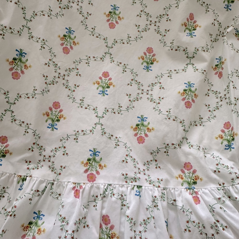 Hill House Home The Anjuli Nap Dress - Pastel Trellis Cotton - Picture 4 of 7